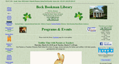 Desktop Screenshot of beckbookmanlibrary.org
